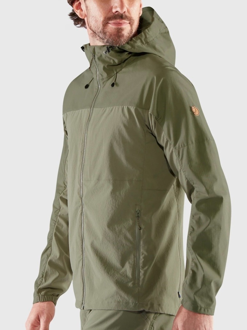 Fjallraven olive green ABISKO MIDSUMMER JACKET M